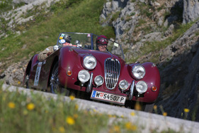 Jaguar XK 140 OTS-SE (1954) an der Ennstal-Classic 2013 (1954)