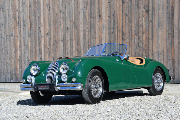 Jaguar XK 140 Open Two Seater (1955) - als Lot 186 angeboten an der Versteigerung der Oldtimer Galerie in Toffen am 26. März 2022