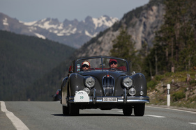 Bild Jaguar XK 140 SE (1956) - Stelvio Rally - British Classic Car Meeting 2019