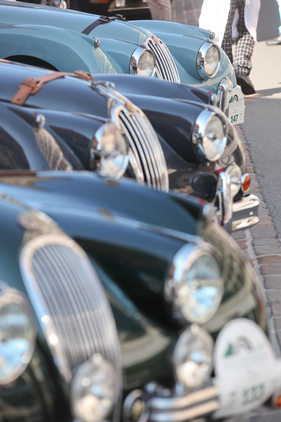 Jaguar XK 140 SE FHC (1956) - am British Classic Car Meeting St. Moritz 2015