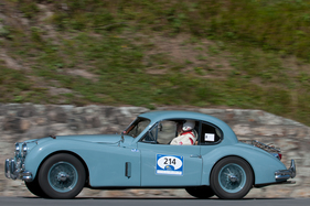 Jaguar XK 140 SE FHC (1956) an der Arosa ClassicCar 2013 - Arosa Classic Trophy (1956)