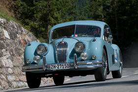 Jaguar XK 140 SE FHC (1956) an der Arosa ClassicCar 2013 - Arosa Classic Trophy (1956)