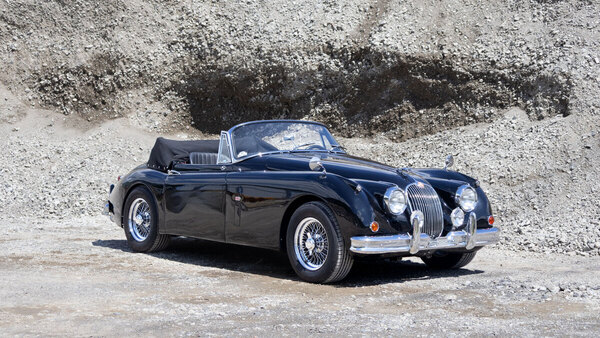 Image: Jaguar XK 150 DHC (1958) as lot 14 on September 13, 2025 at Emil Frey Classic Auctions