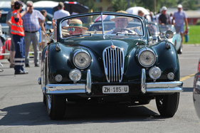 Jaguar XK 150 DHC (1959) - bei der Anreise - BCM Mollis 2019