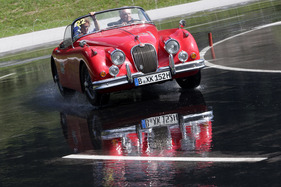 Jaguar XK 150 OTS (1958) - an der Saalbach Classic 2013