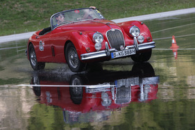 Jaguar XK 150 S OTS (1959) - an der Saalbach Classic 2013