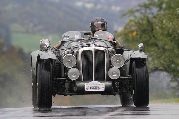Jaguar XK 150 Special (1957) am Michaelskreuzrennen 2011 (Startnummer 251)