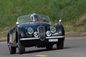 Jaguar XK120 (1952) am GP Mutschellen 2018