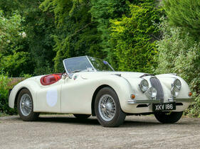 Jaguar XK120 Roadster (1950) - als Lot 339 angeboten an der Bonhams Goodwood Revival Versteigerung am 17. September 2022