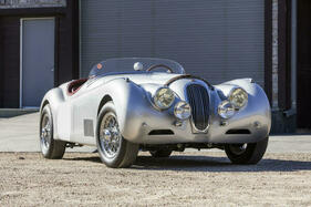 Jaguar XK120C Competition Roadster (1952) - offered as lot 049 at the Bonhams Quail auction on August 19, 2022