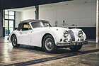 Jaguar XK140 DHC (1955) - als Lot 229 an der Silverstone Auctions Race Retro Versteigerung 2021
