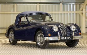Jaguar XK140 Drophead Coupe (1955) - als Lot 043 angeboten an der Gooding & Co London Versteigerung am 1. September 2023