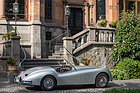 Jaguar XK140 OTS (1956) - beim XK 140 rutschte der Motor etwas nach vorne, mehr Platz für die Passagiere