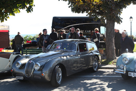 Jaguar XK150 Shooting Brake - praktische Variante bei Dönni - wird in Gstaad versteigert im Dezember 2017 - Swiss Classic British Car Meeting Morges 2017