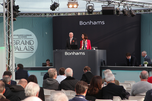 Image: James Knight auctions cars - Bonhams Grand Palais Paris Auction 2020
