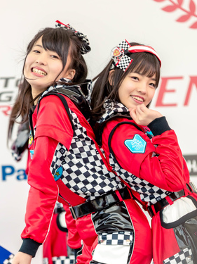 Japanische Girl Group AKB48 Team8 als Show-Act bei der Fuji Wonderland FES 2017 Veranstaltung