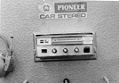 Japanisches Abspielgerät für Bandkassetten von Pioneer - Genfer Autosalon 1967