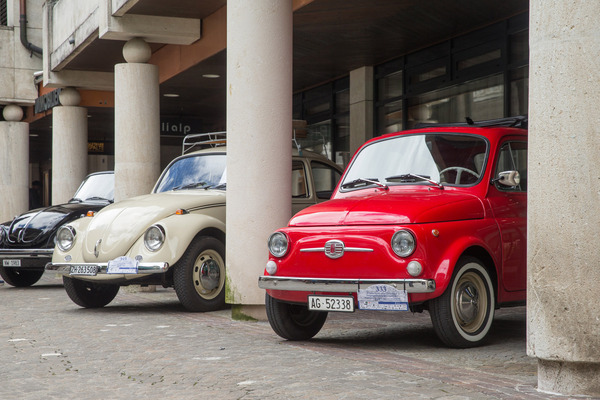 Image: The smaller the car, the easier it is to find a parking space - Classic cars in Obwalden 2024