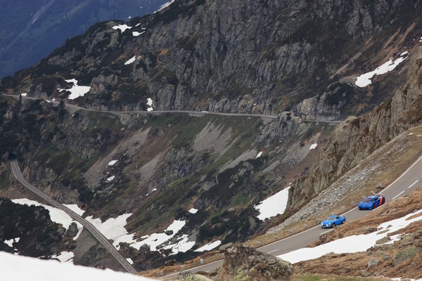 Jean Ragnotti im A110-50 auf dem Sustenpass