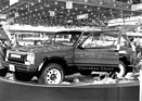 Jeep Cherokee Chief - neuer, "kleiner" Geländewagen von AMC, voraussichtlich erst ab 1985 in der Schweiz lieferbar - Motor 2,8-Liter V6-Benziner oder 2,1-Liter-Diesel - am Genfer Automobilsalon 1984