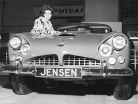 Jensen FF (1965) - mit Allradantrieb und Antiblockierbremssystem war der FF, hier noch auf Basis des C-V8 gezeigt, die Sensation der London Motorshow von 1965