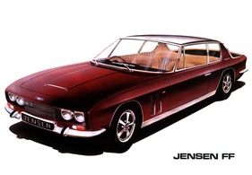 Jensen FF (1966) - Prospektillustration - lange vor dem ersten produzierten Exemplar