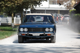 Jensen Interceptor (1976) - als Cabriolet - am Swiss Classic British Car Meeting Morges vom 4. Oktober 2014