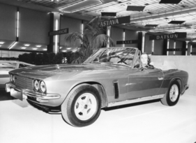 Jensen Interceptor Convertible (1975) - 7,2 Liter Hubraum, gezeigt am Autosalon von Brüssel 1975