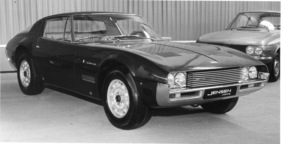 Jensen Nova (1967) - marktant geformte Spezialkarosserie von Vignale auf Interceptor-Chassis - Genfer Autosalon 1967
