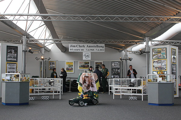Jim Clark Ausstellung am Bosch Hockenheim Historic 2012