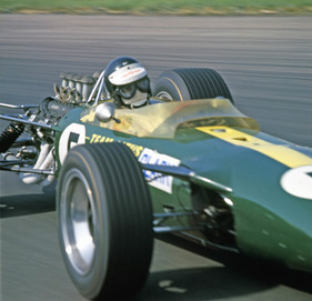 Jim Clark in Zandervoort (1967) Jim Clark in Zandervoort (1967)