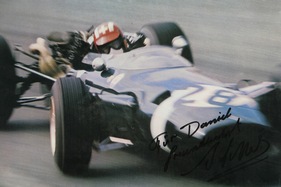 Jo Siffert Autogrammkarte aus dem Jahre 1969