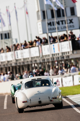 Jochen Mass im Mercedes-Benz 300SL Gullwing (1955) - Freddie March Memorial Trophy - Goodwood Revival 2015