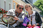 Jochen Mass mit Tochter Sydne an der Ennstal-Classic