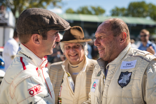 Jochen Mass und Romain Dumas im Gespräch - Goodwood Revival 2018