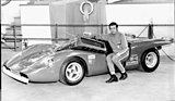 Johann Abt in 1974 in his last full season as an Abarth works driver with an open sports car