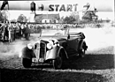 Johann Abt on the grass racecourse in Kempten in 1950