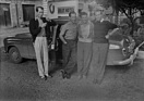 John Cooper Fitsch, Stirling Moss, Hans Herrmann und Peter Collins - Targa Florio in Italien (1955)