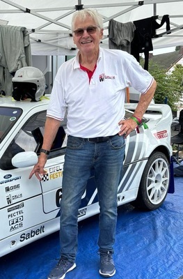 John Wheeler mit dem Ford RS200 John Wheeler mit dem Ford RS200