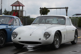 Jomar GT (1958) - die amerikanische Variante des TVR Grantura, mit Coventy-Climax-Motor - Fantastic Plastic 2019