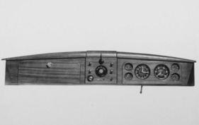 Jowett Javelin (1949) - das hölzerne Armaturenbrett