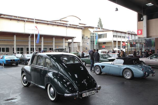 Jowett Javelin (1950) - 20'000 Exemplare wurden zwischen 1947 und 1954 hergestellt - Oldtimermesse St. Gallen 2017