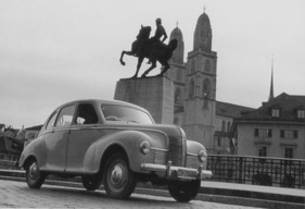 Jowett Javelin (1950) - Testwagen in Zürich
