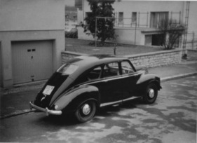 Jowett Javelin (1950) - viertüriger Testwagen