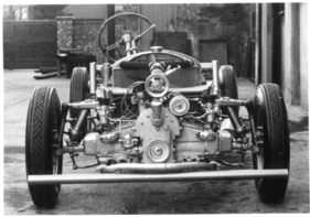 Jowett Jupiter (1950) - View of the engine
