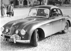 Jowett Jupiter (1953) - Rally Monte Carlo 1953, J. von Farr-Rasossiert