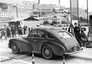 Jowett Jupiter (1953) - geschlossene Ausführung bei der Rallye Monte Carlo 1953, Grounds-Hay