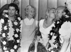 Juan Bordeu, Ewy Roqvist, Ursula Wirth und Eugen Böhringer - 7. Grosser Strassenpreis von Argentinien (1963)