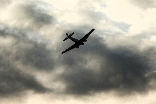 Junkers JU 52 in the air - 5th commemorative trip to the Michaelskreuzrennen 2017