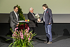 Jurypräsident Urs P. Ramseier verabschiedet Norbert Wicht vom VCCSR aus seinen Diensten in der Jury für die Romandie, Nachfolger wird Jean-Marc Kohler – Swiss Classic Awards 2025, Luzern